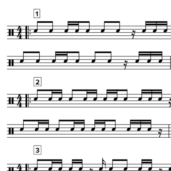 2. Sixteenth Rests (B)